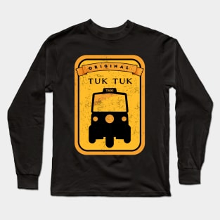 Vintage Tuk Tuk Bangkok Long Sleeve T-Shirt